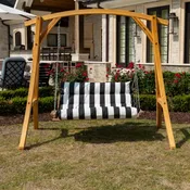Deluxe Sunbrella Cushion Swing - Cabana Classic