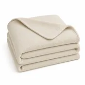 Organic Cotton Thermal Crepe Blanket