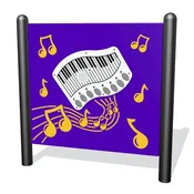 Freestanding Musical Piano Play Panel