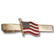 2 1/4″ American Flag Tie Bar