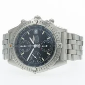Breitling Chronomat Blackbird Black Dial Stainless Steel 40mm Automatic A13350