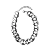 Pop Link Necklace - Rhodium