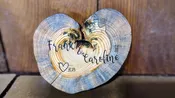 Custom Engraved Heart – Personalized Wooden Valentine’s Gift