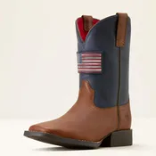 Ariat Kid's Freedom Rider Wide Square Toe Western Boot