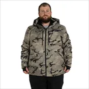 Mens Big 2XL-3XL Insulated Winter Patrol Ski Jacket Coat Camo Outerwear Snow Country