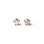 14k Brilliant Diamond Studs