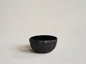1882 LTD. MAX LAMB CROCKERY LARGE DEEP BOWL / BLACK BASALT Ø7" X H4"