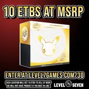 Pokemon 30th MSRP Entry — Level 7 Games