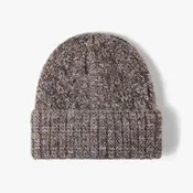 Braid Texture Hat in Grey