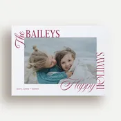 Bold Clipped Holiday Card