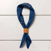 leather bandana slide - tooled