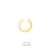 14K Gold- Plain Rigid Cuff Ring