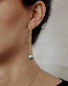 Biltmore Chain Drop Earrings | Tahitian