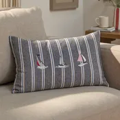 Abersoch Regatta Rectangle Cushion Navy