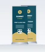 Double-Sided Retractable Banner Stands