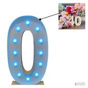 #0 Marquee Light Up LED, 24" tall