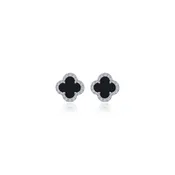 0.4 CTW Halo Stud Earrings