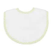 3 Martha's Medium Bib Pique - in Gray, Pink, Yellow, Blue or Green Check