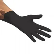 Black Nitrile Gloves – Powder-Free, Box of 100