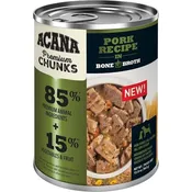 Acana Premium Chunks Pork Recipe in Bone Broth Canned Dog Food, 12.8-oz