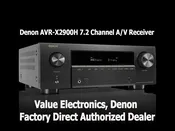 Denon 2026 AVR-X2900H 7.2 Ch. Receiver