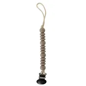 Grace Pacifier Clip - Shadow Grey