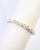 Castile Crystal Stretch Bracelet Opal
