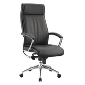 Altitude High Back Executive Chair | Black Leather