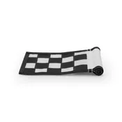 Checkered Black &amp; White Flag