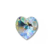 AB (Aurora Borealis) Heart Crystal – Glass Crystal Prism