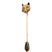 Gold Cat Stick Pin