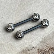 Champagne CZ Bezel, Nipple Collection — CowPok