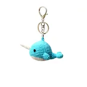 Backpack Charm - Narwhal (blue)