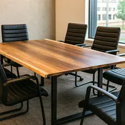 Live Edge Walnut Conference Table
