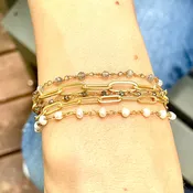5-Chain Paperclip Bracelet