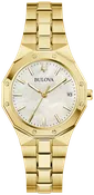 Brand New Bulova Prestige Gold Tone Ladies Watch 97M119