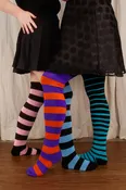 Acrylic Mystery Mismatch Extraordinary Thigh High Socks