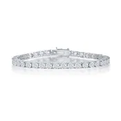 8 1/2 Inch Tennis Bracelet in Sterling Silver