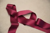 1-1/2″ Claret Silk Satin Ribbon