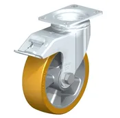 Blickle 5″ Swivel Caster with Brake, 400 Lbs Load Capacity Ball Bearing (C)
