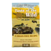 28lb Taste of the Wild High Prairie Canine Grain-Free Recipe with Roasted Bison and Venison Adult Dry Dog Food