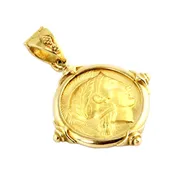 Athena's Magna Graecia Gold Medallion