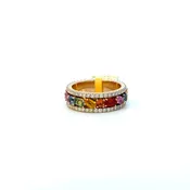 Colorful Gemstone Ring