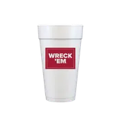 Rectangle Label Styrofoam Cups- Wreck 'Em