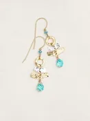Ciel Sparkle Earrings- Sky Blue