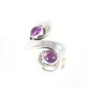 Amethyst Swirl Ring Taxco