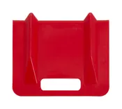 10 Inch Red Plastic Corner Protector 4 Inch Slot