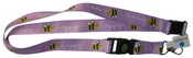 Bee Happy Pink Positive Motivation Kalan Lanyard