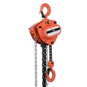 Atlas Lifting and Rigging Chain Hoist, 1 Ton, 2,200 lbs, 20 ft Lift, with Overload Protection