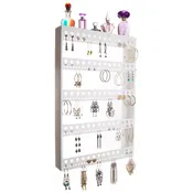 Wall Mount Extra Large Earring Holder Organizer Jewelry Storage Rack, Nichole